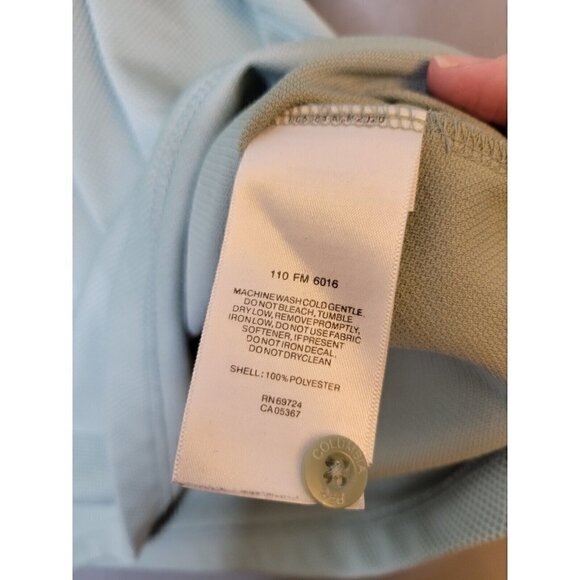 Columbia PFG Omni Shade Shirt Mens XL Green Polo Shooting Fishing Vented Outdoor - Picture 9 of 13